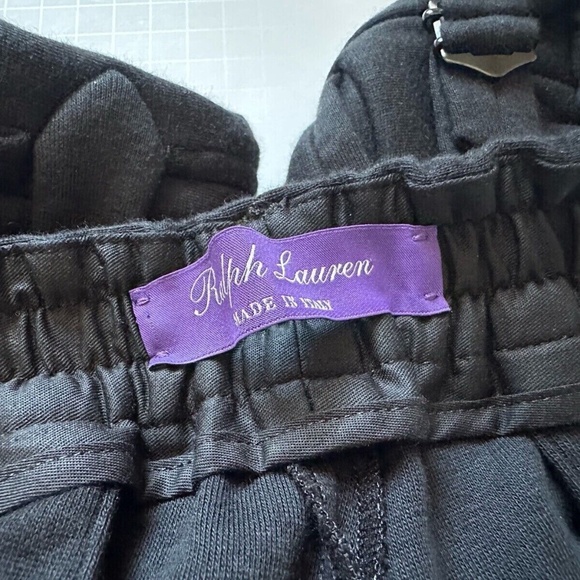 Ralph Lauren Purple Label Pleated Pants Black 34 US (Waist 32”) Made in Italy - Picture 13 of 16